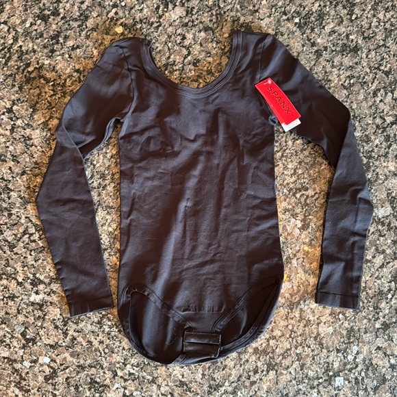 Spanx long sleeve black bodysuit NWT S - Picture 1 of 7